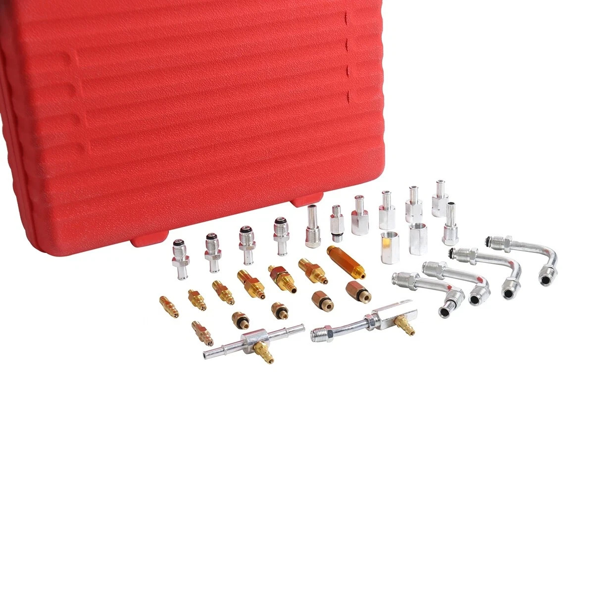 Fuel Injection Pressure Tester 3-1/2" Dual Gauge Kit Readings 0~10bar 0~140 psi