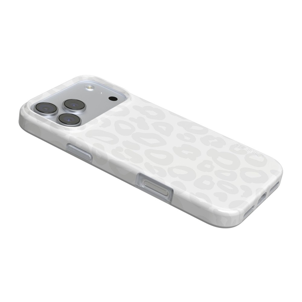Casely iPhone 17 Pro Max Case | Into The Wild | White Snow Leopard | Compatible