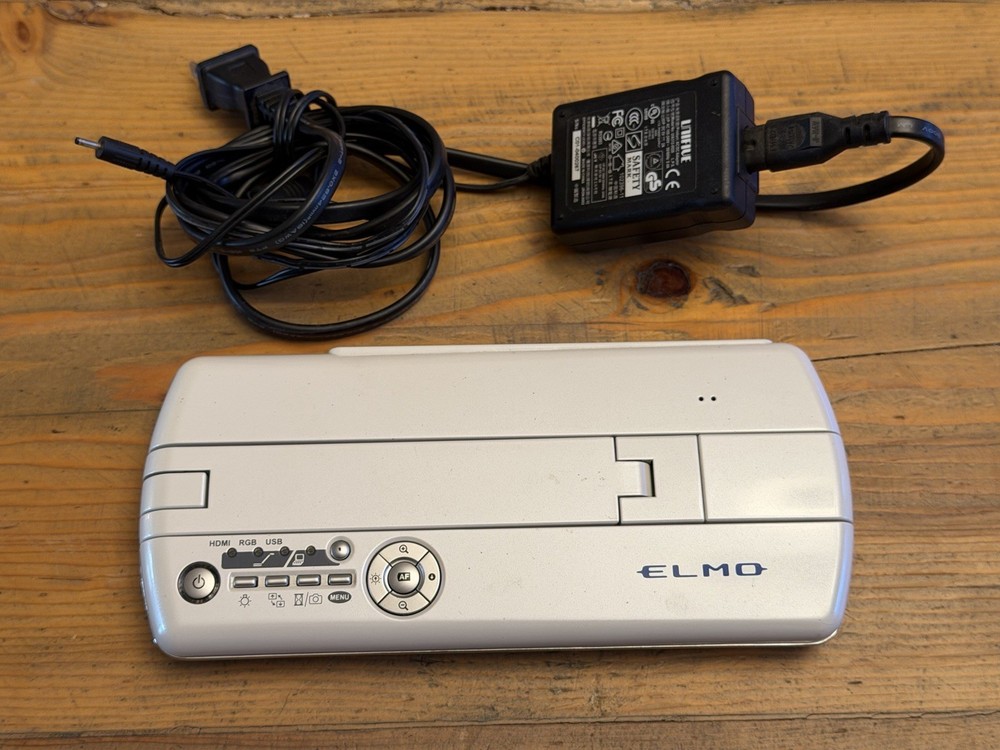 Elmo MO-1 Visual Presenter Document Camera HDMI VGA USB Includes Power Cable