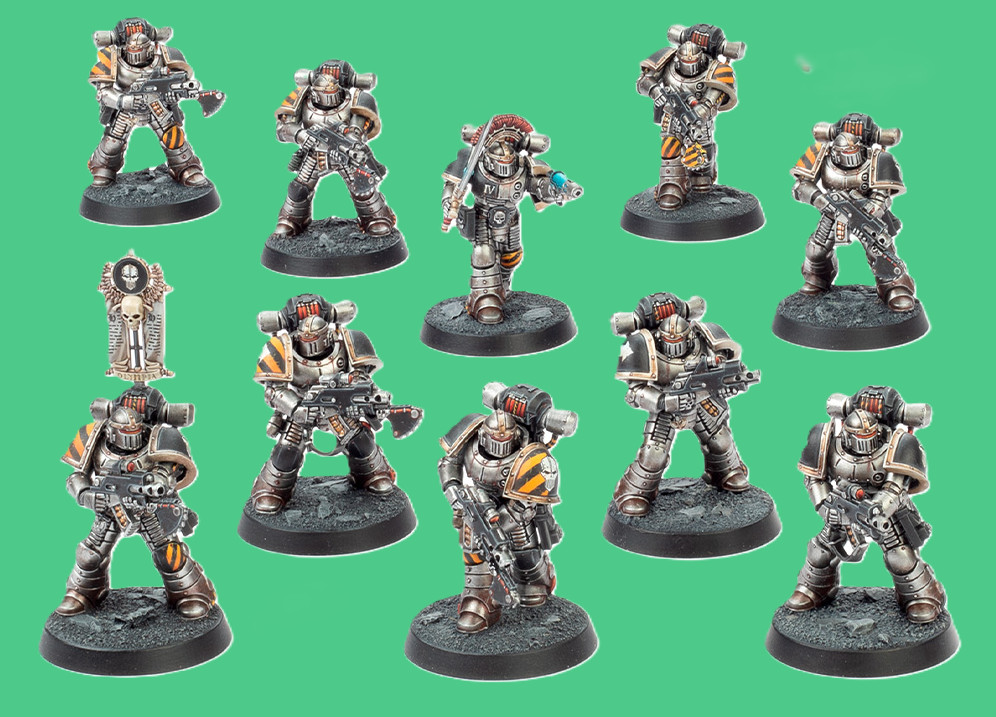 Warhammer 30k Horus Heresy MkII MK II MK2 Tactical Squad NEW  NO BOX