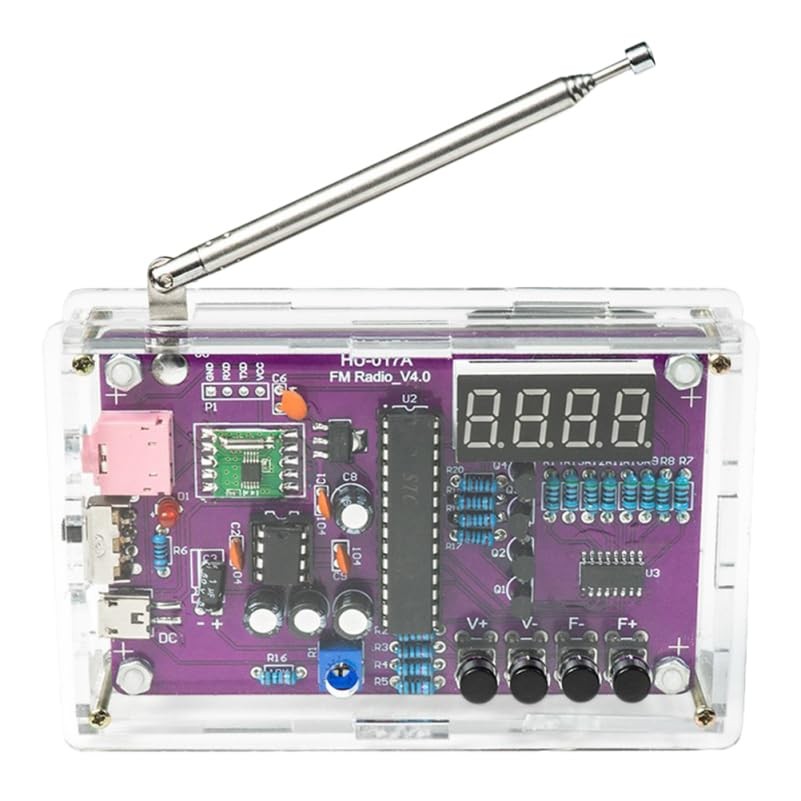 Radio Assembly Kit Diy Electronics Soldering Practice Kit with Fm Circuit Boa...