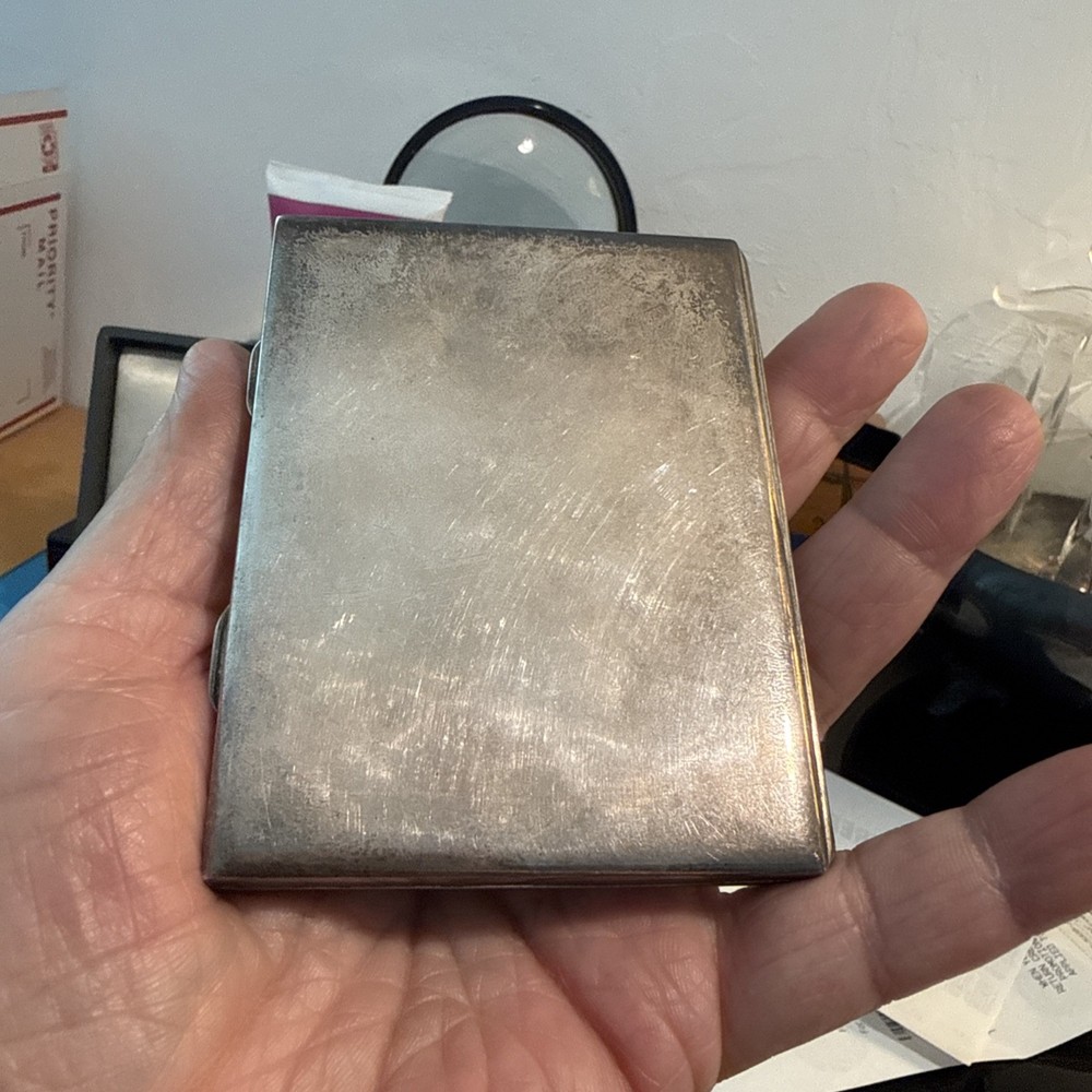 Silver 950 Cigarette Case By Kuyeda