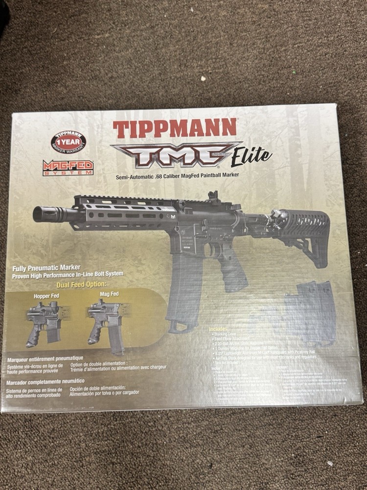 Tippmann TMC Elite .68 Caliber Magfed Marker - Black