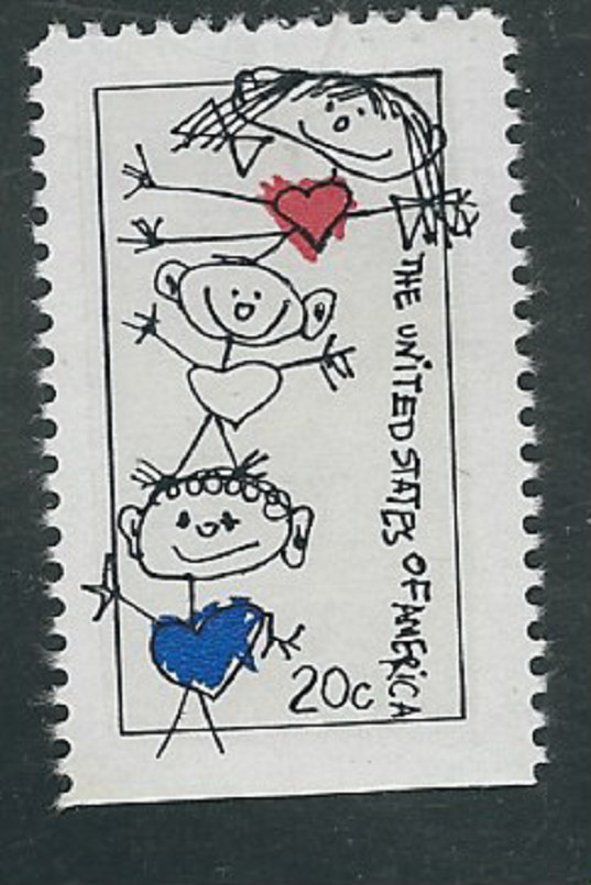 Scott #2104.... 20 Cent....Stick Figures...5 Stamps