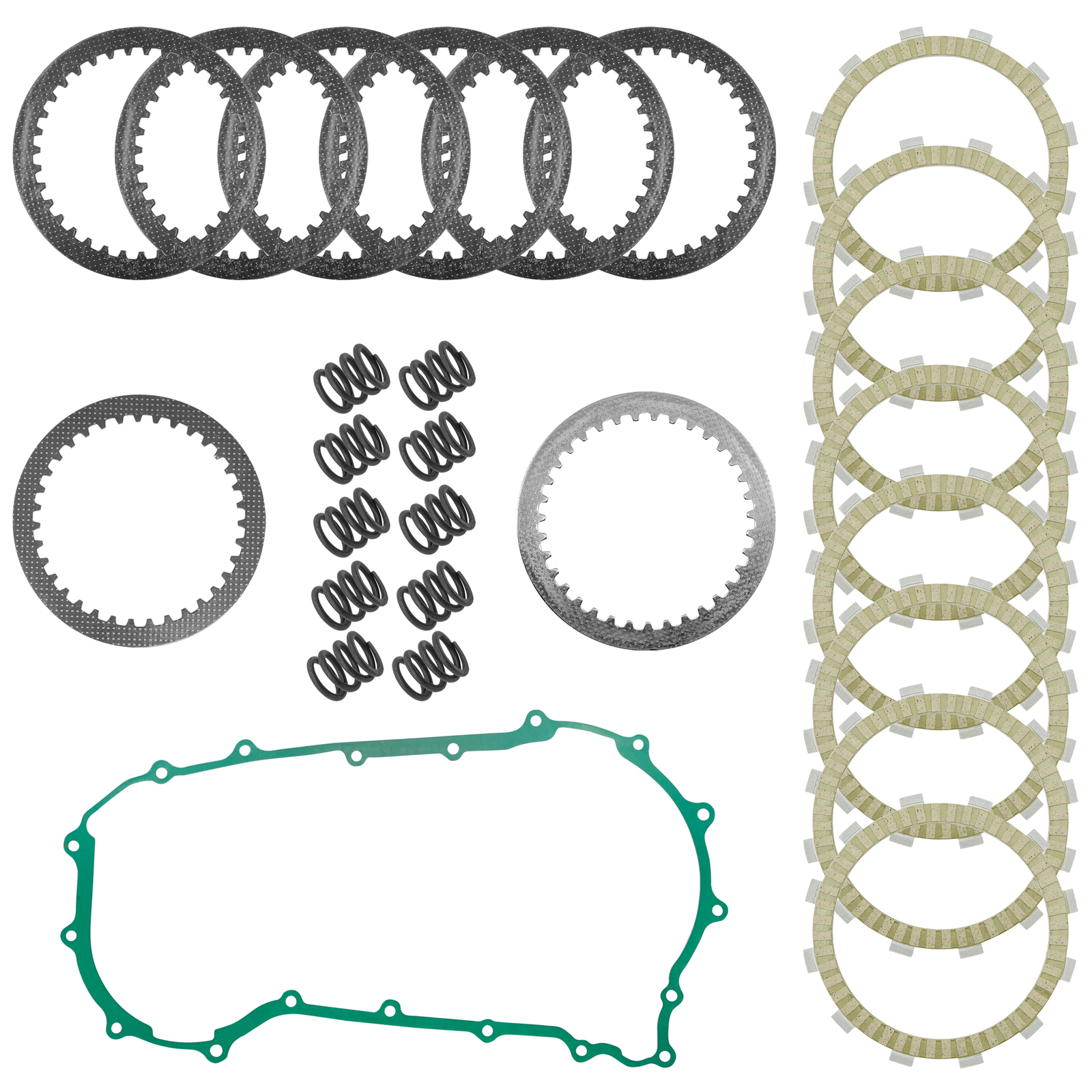 Clutch Friction Plates kit for Kawasaki Vulcan 1500 Classic VN1500 1999 - 2008