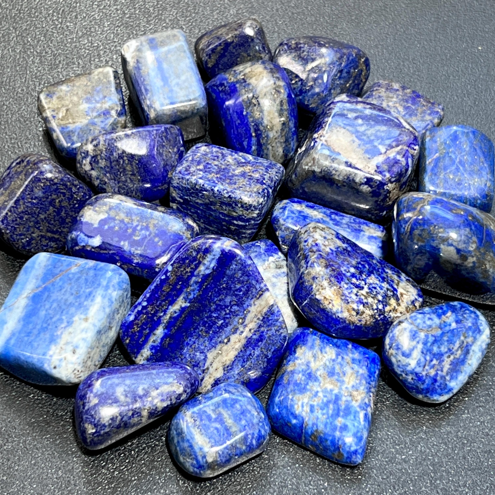 Lapis Lazuli Tumbled Stones Mixed Quality (By The Piece or Pound) Bulk Wholesale