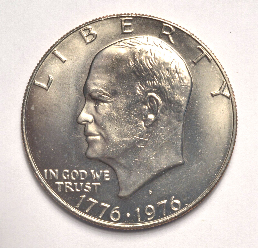 1976-D Type 2 Eisenhower Ike Dollar UNC