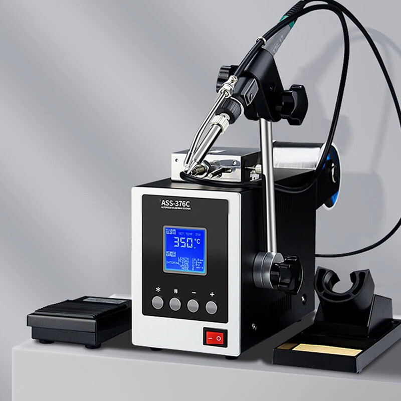 Automatic Tin Feeding Soldering Iron Machine Electric Iron Rework Stations 220V