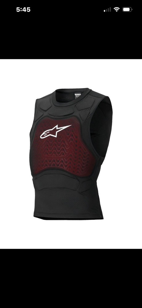 Alpine Star Plasma LT Chest Back Protector Vest Black
