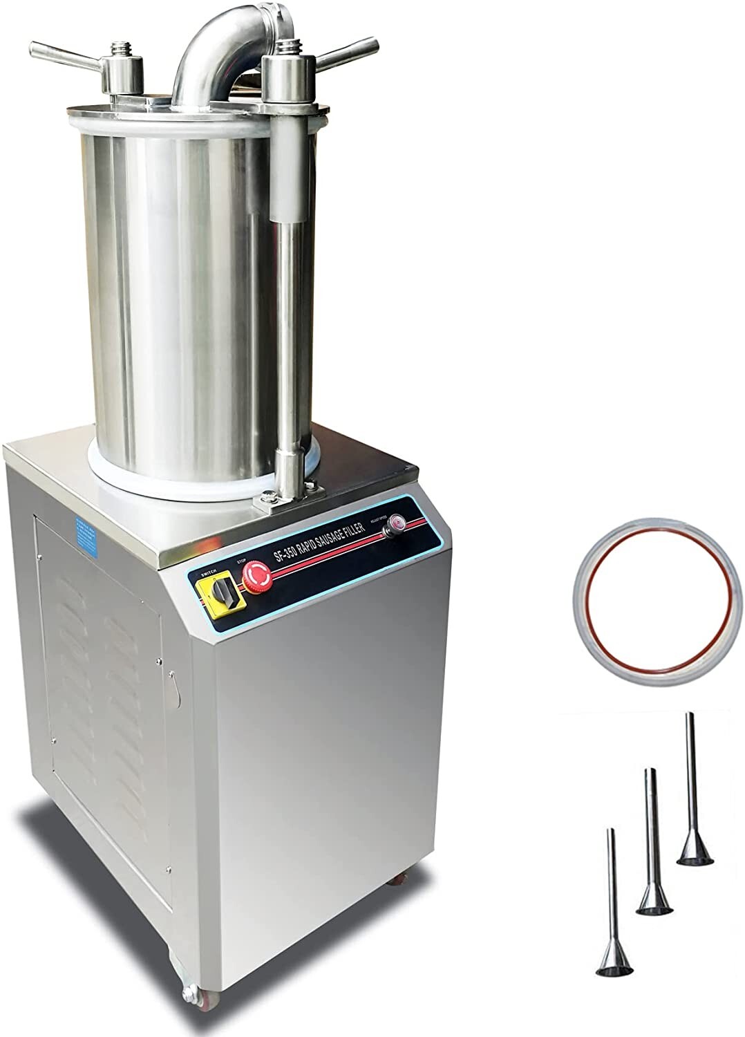 35L Hydraulic Sausage Filling Machine 600kg/h Automatic Sausage Stuffer Meat Fil