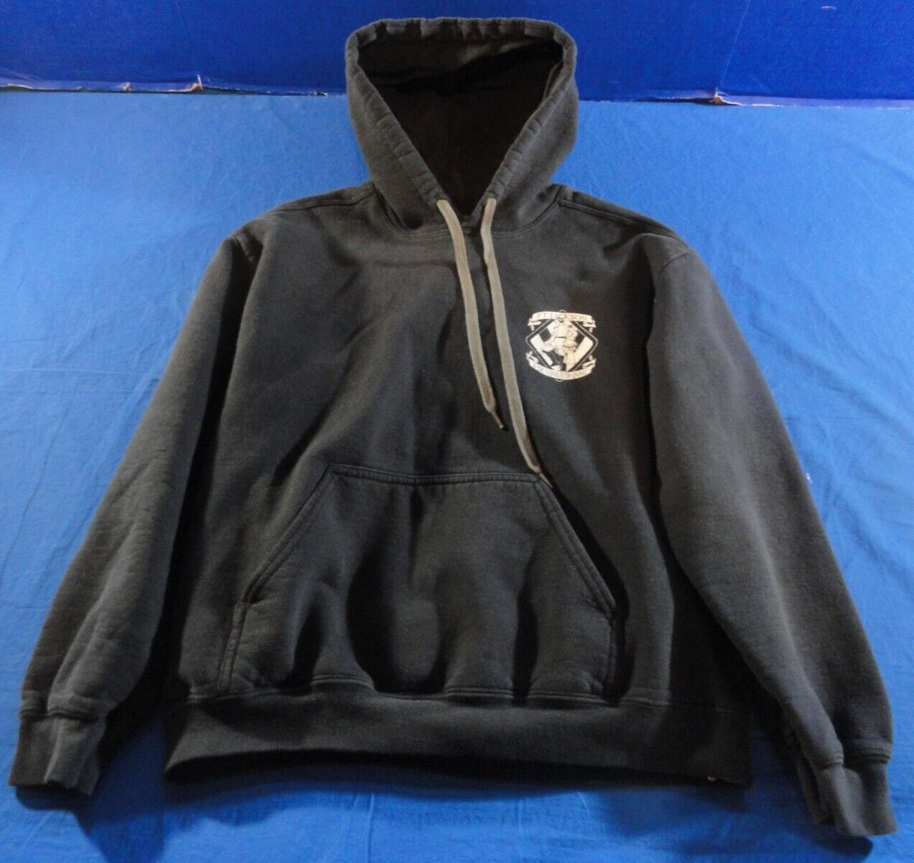 DISCONTINUED FORT JACKSON BASIC COMBAT TRAINING BLACK HOODIE UNIT MEDIUM