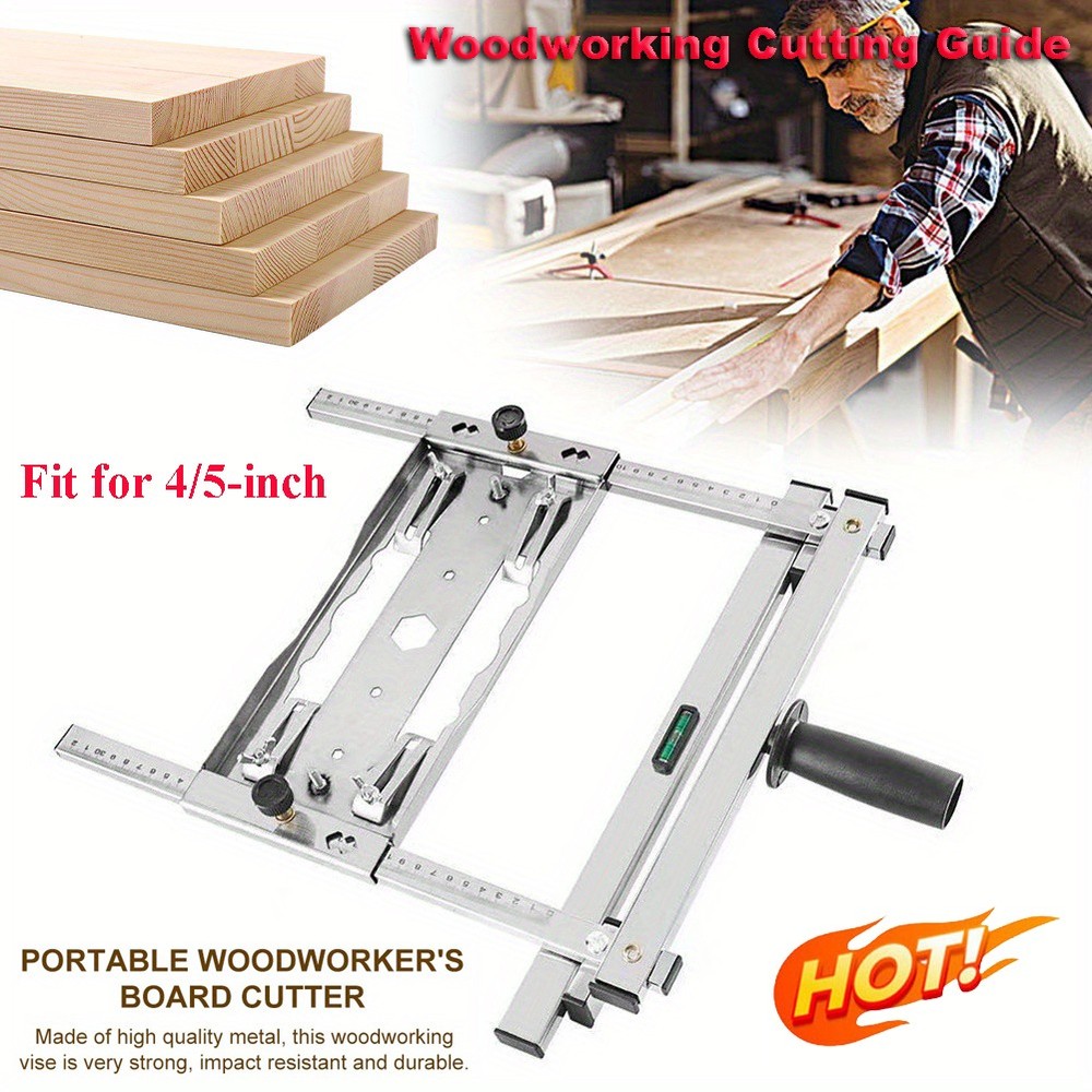 Circular Saw Guide Rail Adjustable Cutting Machine Base Guide For Woodworking