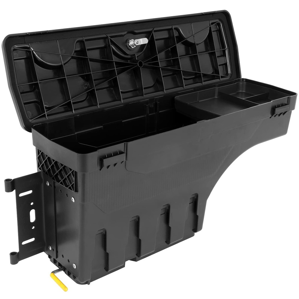 Truck Bed Storage Box Password Lockable Lid Swing Driver Side