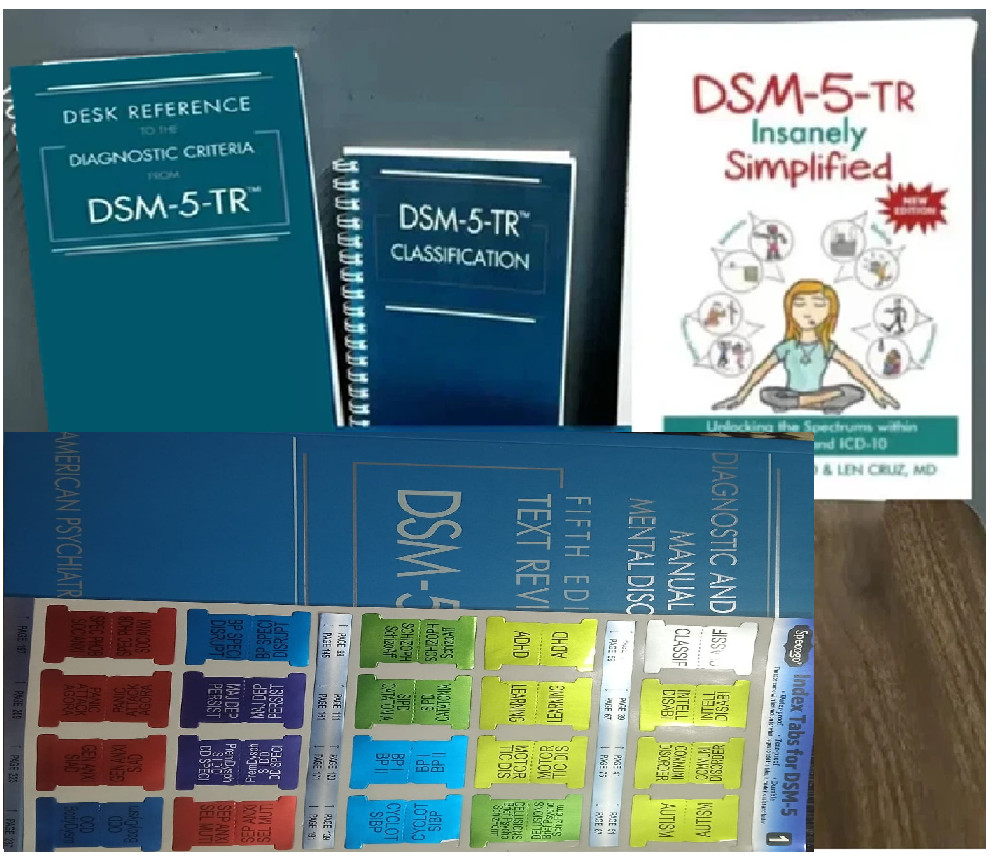 DSM 5 TR + Index tab, Desk Reference ( pb ) , Classification & DSM SIMPLIFIED...