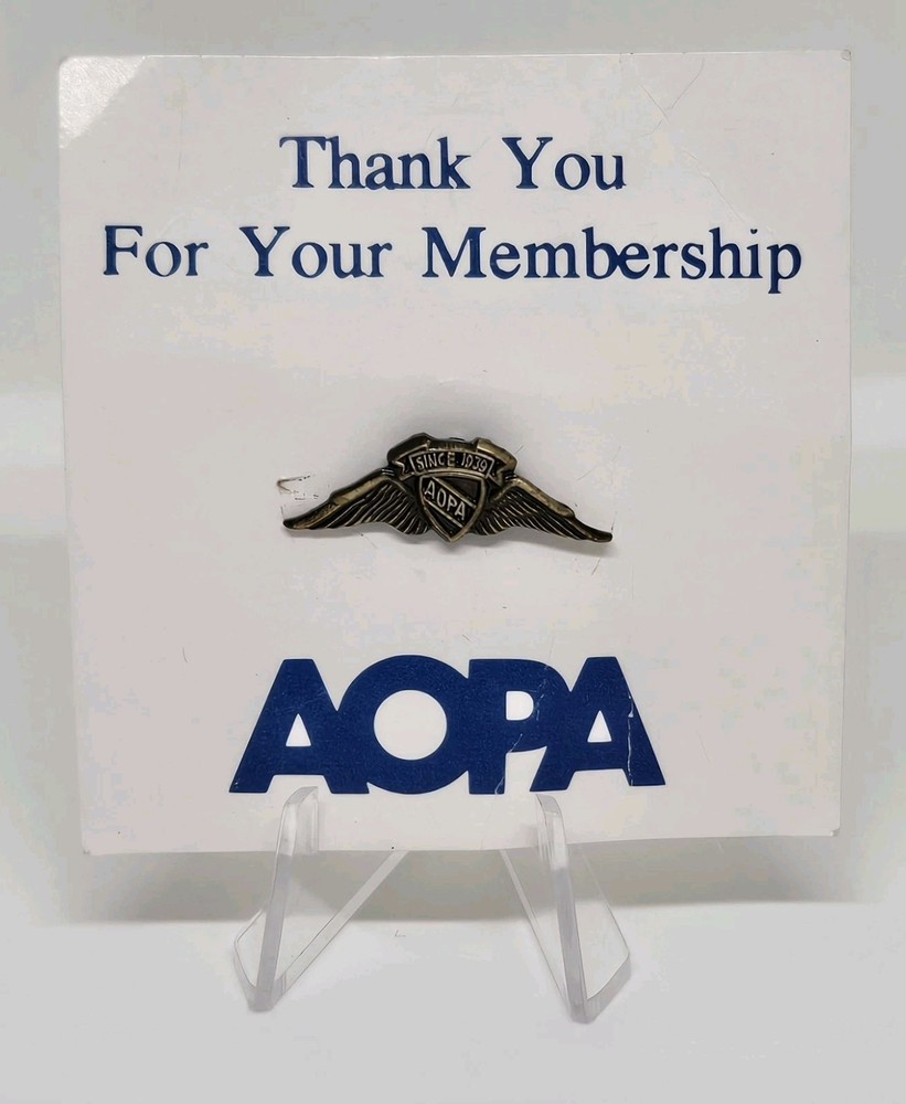 VINTAGE AOPA MEMBERSHIP PIN