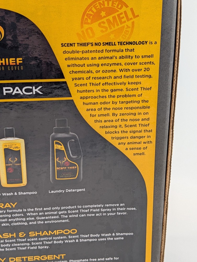 Scent Thief The Trophy Pack Bundle Hunting Scent Blocker Kit New