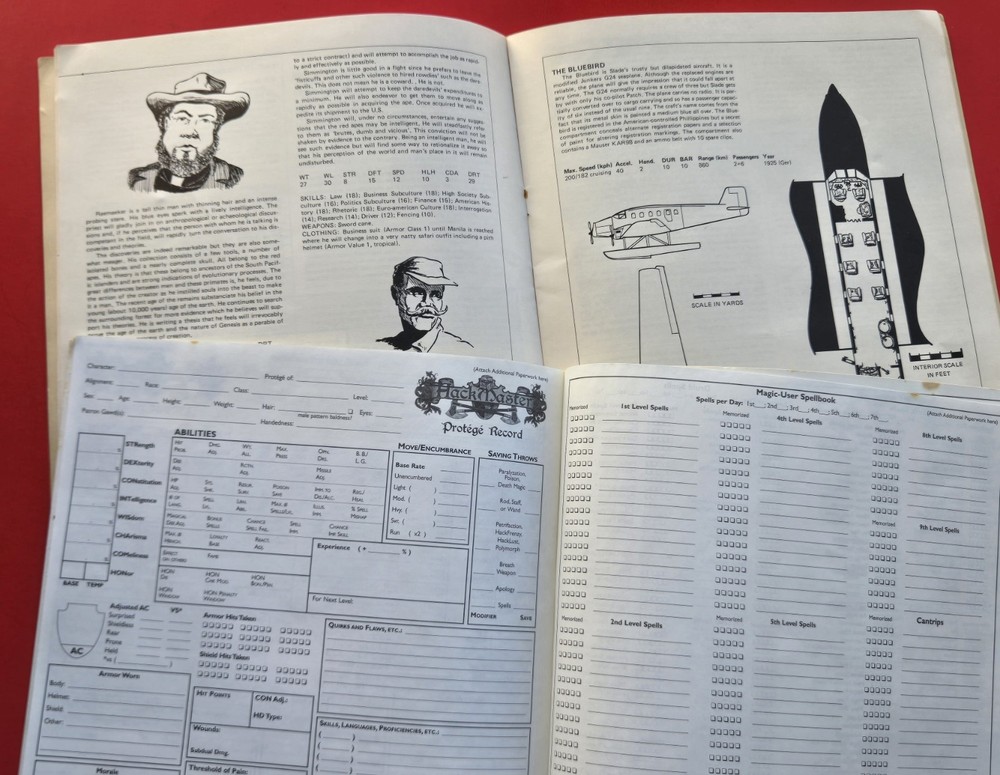HackMaster Player Character Record 4th Edition Daredevil Adventures Deadly Coins