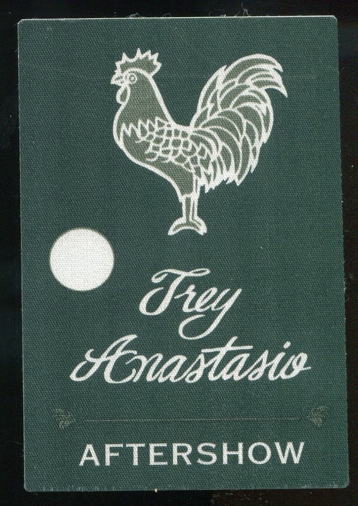 Vintage 2001 Trey Anastasio Concert Backstage Pass Aftershow Phish