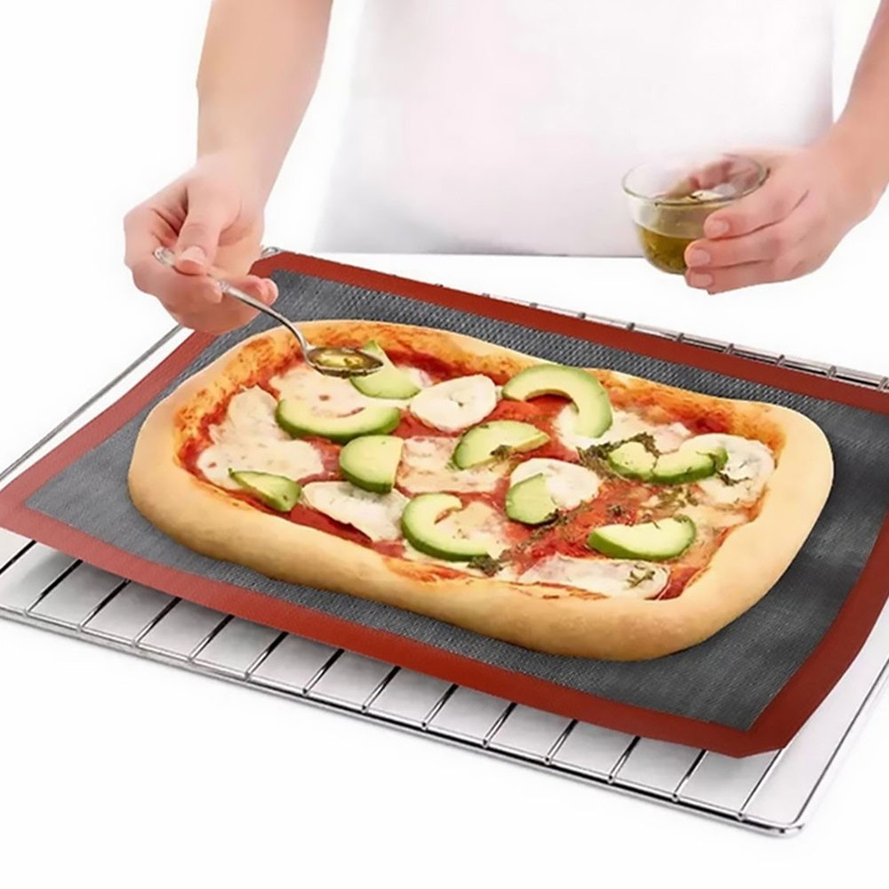 2 Pcs Silicone Baking Sheets for Oven Cookie Kitchen Tools Pastry Mat