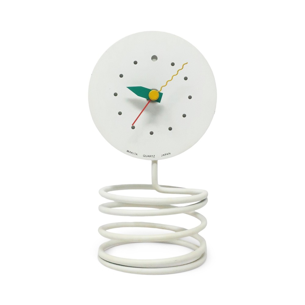 1980s Wakita Spring Table Clock