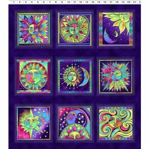 Laurel Burch***CELESTIAL MAGIC*** 18 BLOCKS~ 24"X44"