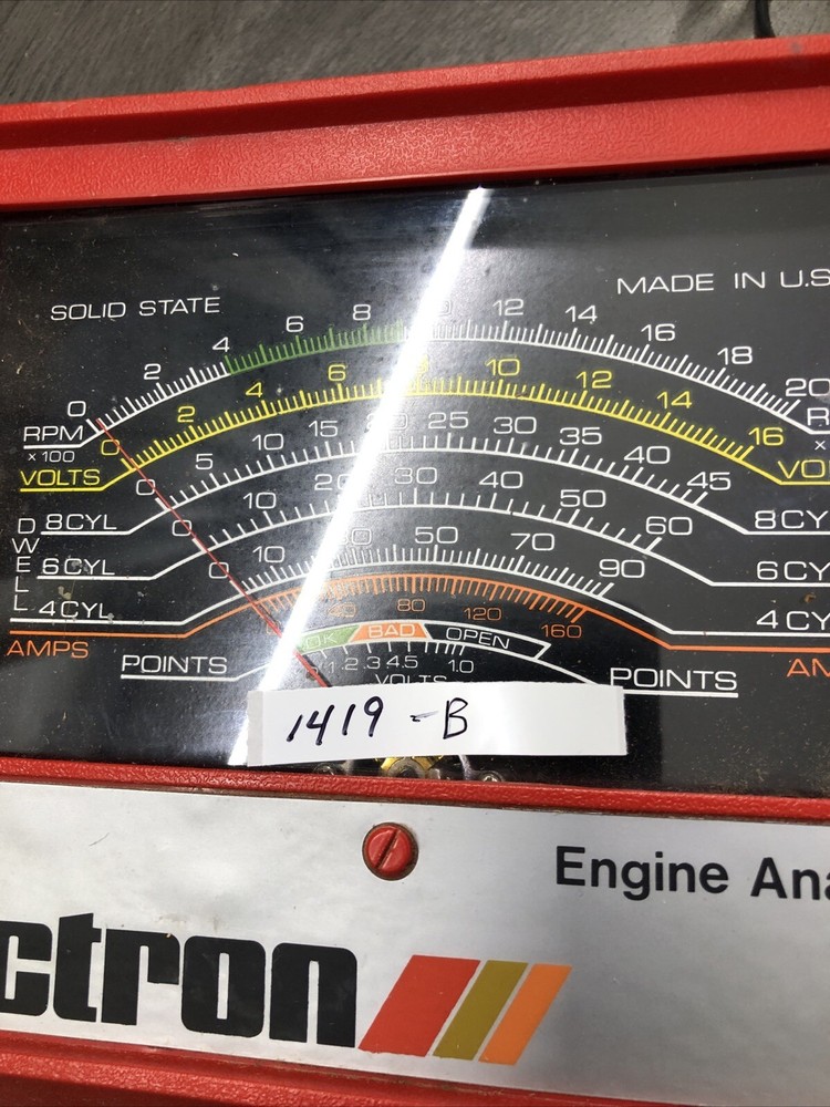 Vintage ACTRON Engine Analyzer Model 615 Untested Made In USA