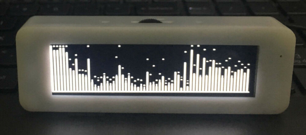 3.12 inch OLED Audio Level Indicator Mic Spectrum Display Analyzer VU Meter