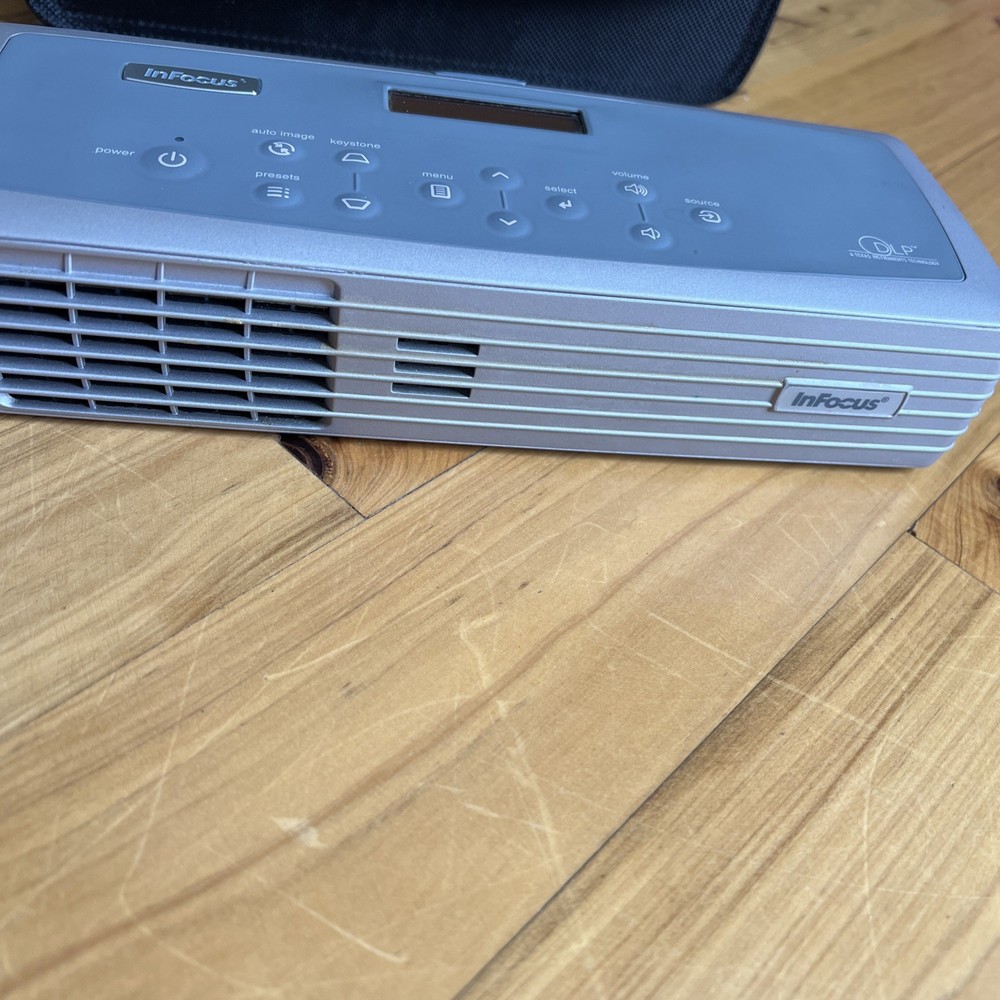 Infocus LP120 DLP Portable Projector With Leather Case