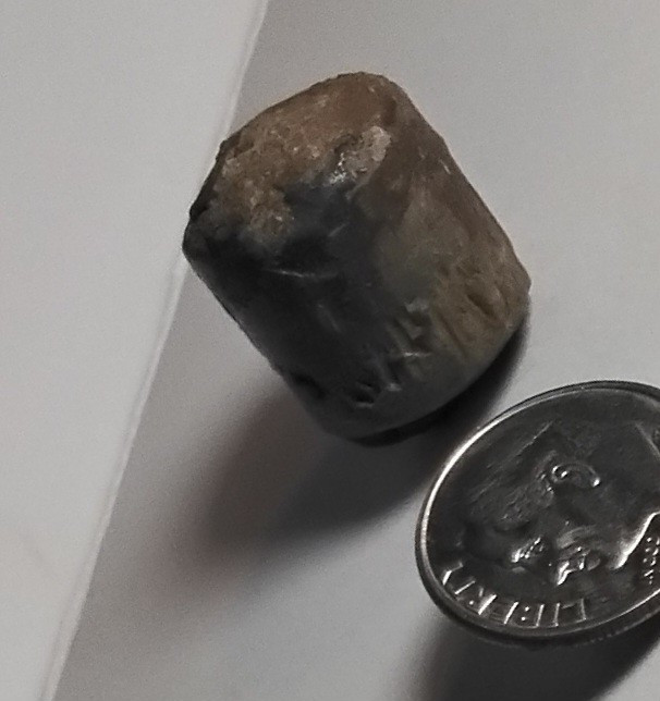 Civil War Relic lead cut slug, mics .63/.64 likely made for a Union Case shot $7