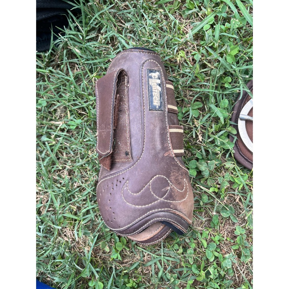 PROFESSIONAL'S CHOICE VenTECH Leather Open Front Jump Boots