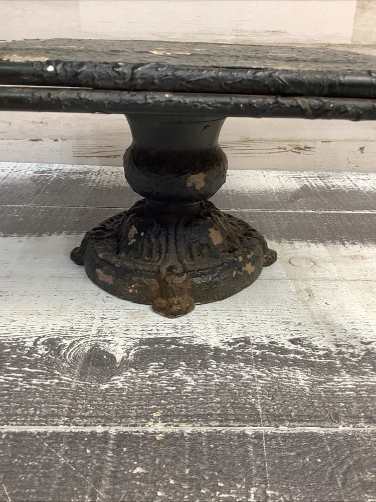 Creative Co Op Rustic Iron Cake Stand 9.5"