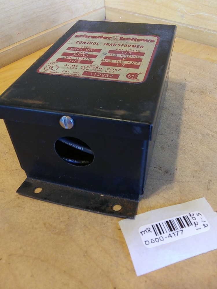 Schrader Bellows B341-001 Control Transformer T12232
