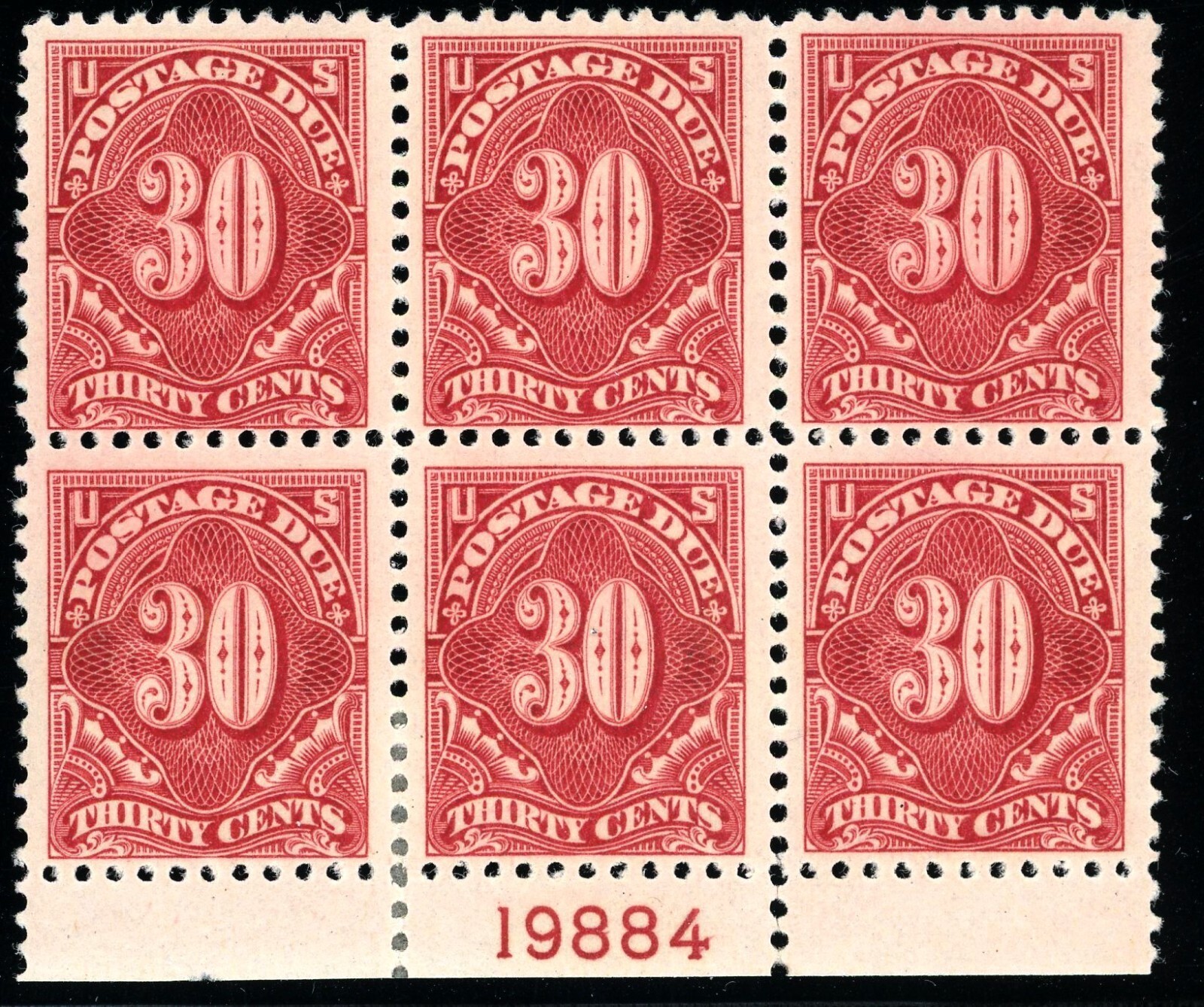 Scott J66 OG MLH XF US 1917 Postage Due SCV $900++