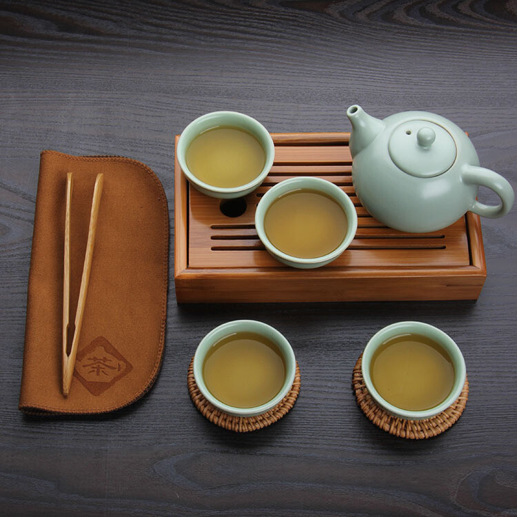 Chinese Bamboo Tea Tray Solid Bamboo Tea Board Kung Fu Tea Tools for Cup Tray