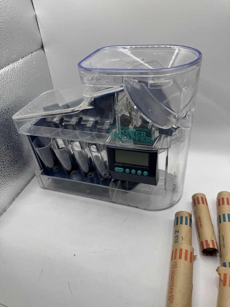 Vintage Power Wrapper Coin Counter