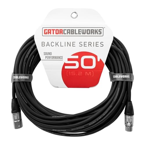 Gator Backline Series XLR Microphone Cable (50')