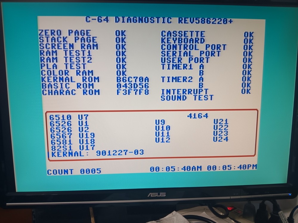 TESTED and WORKING Commodore 64 6581R4AR SID Chip