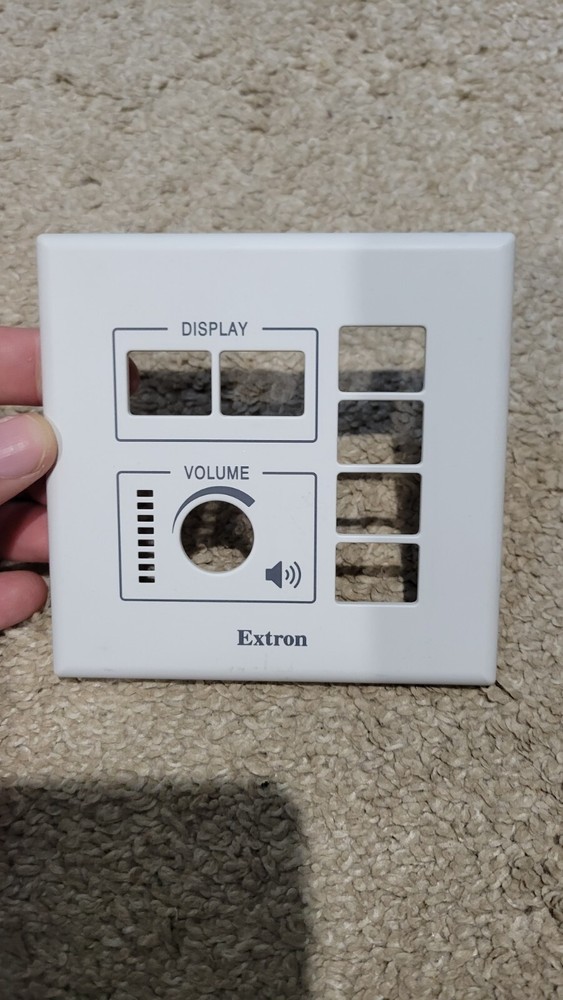 Extron 21-623-XXLF Plastic White Face Plate