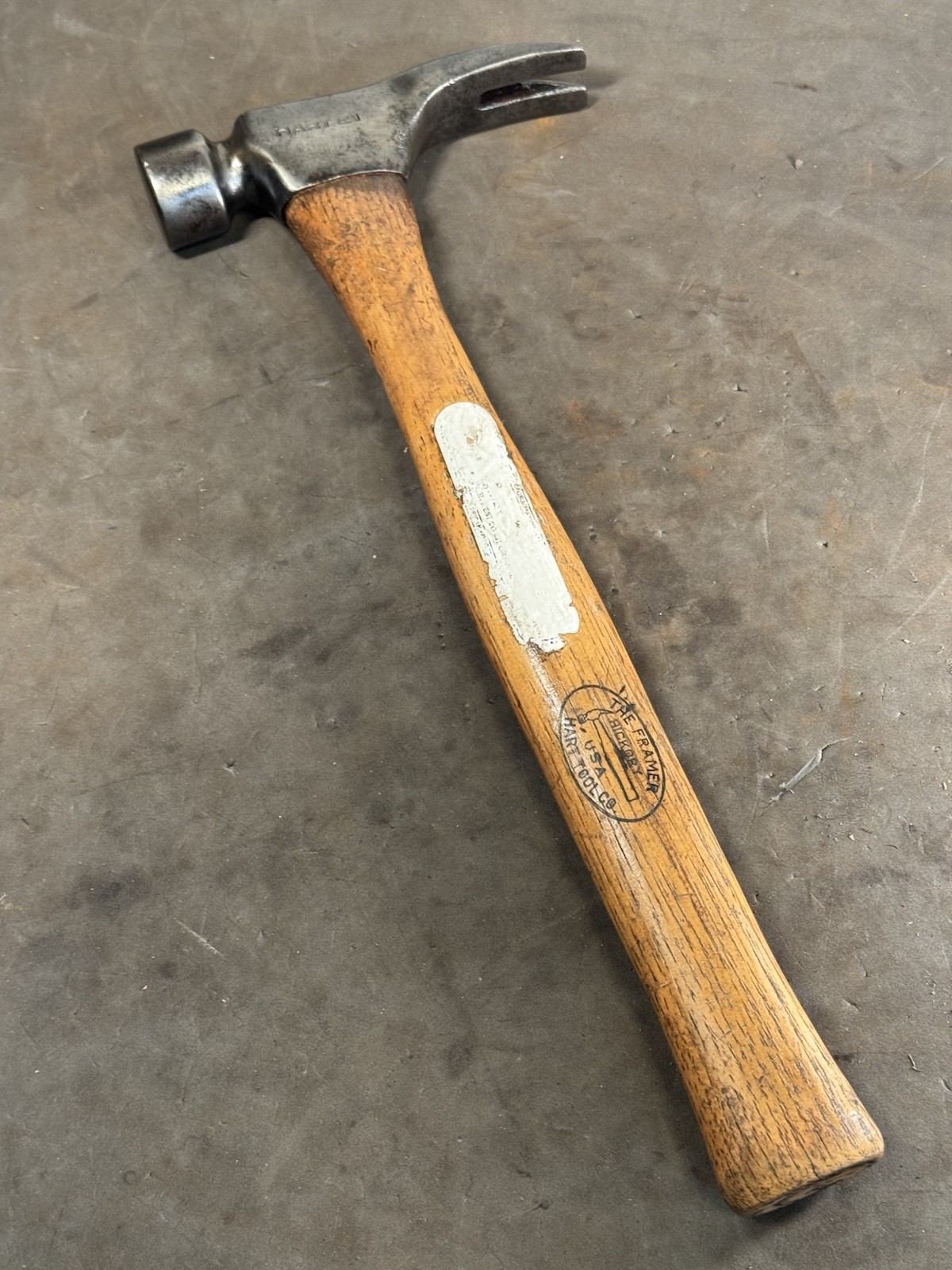 Hart - The Decker 21 California Framer Smooth Framing Hammer Original Handle