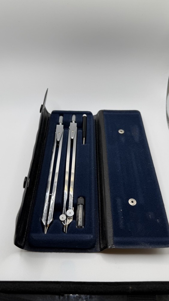 Vtg 1970s Keuffel & Esser Navigators Plotting Instrument Set With Case Germany