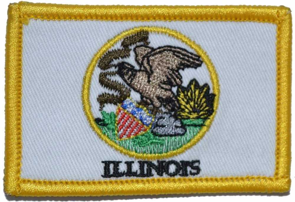 Illinois State Flag - 2x3 Patch