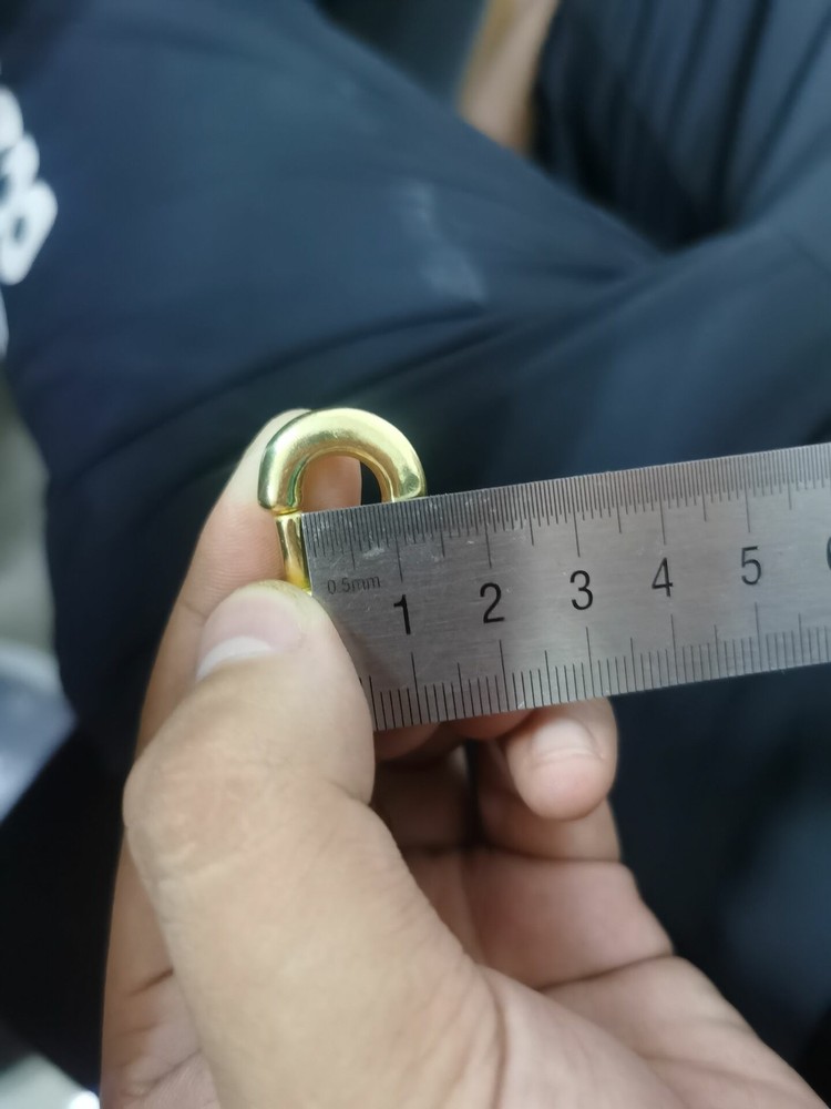 2pc Solid Brass Scuba Diving Hook Single Ended Clip Hook Bolt Snap Diving Buckle