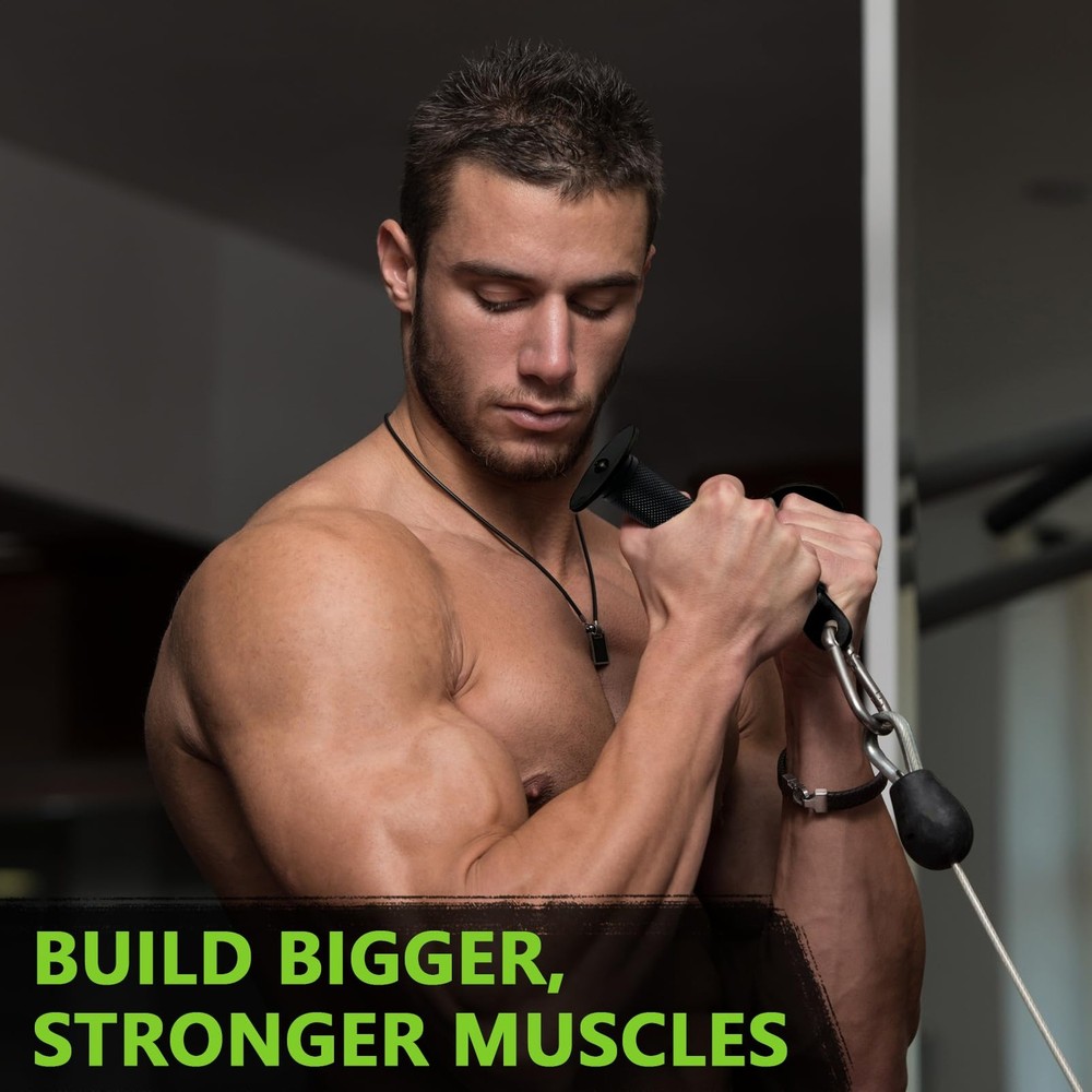 V Bar Cable Attachment Tricep Press Push Handle LAT Pull Down Attachments Bac...