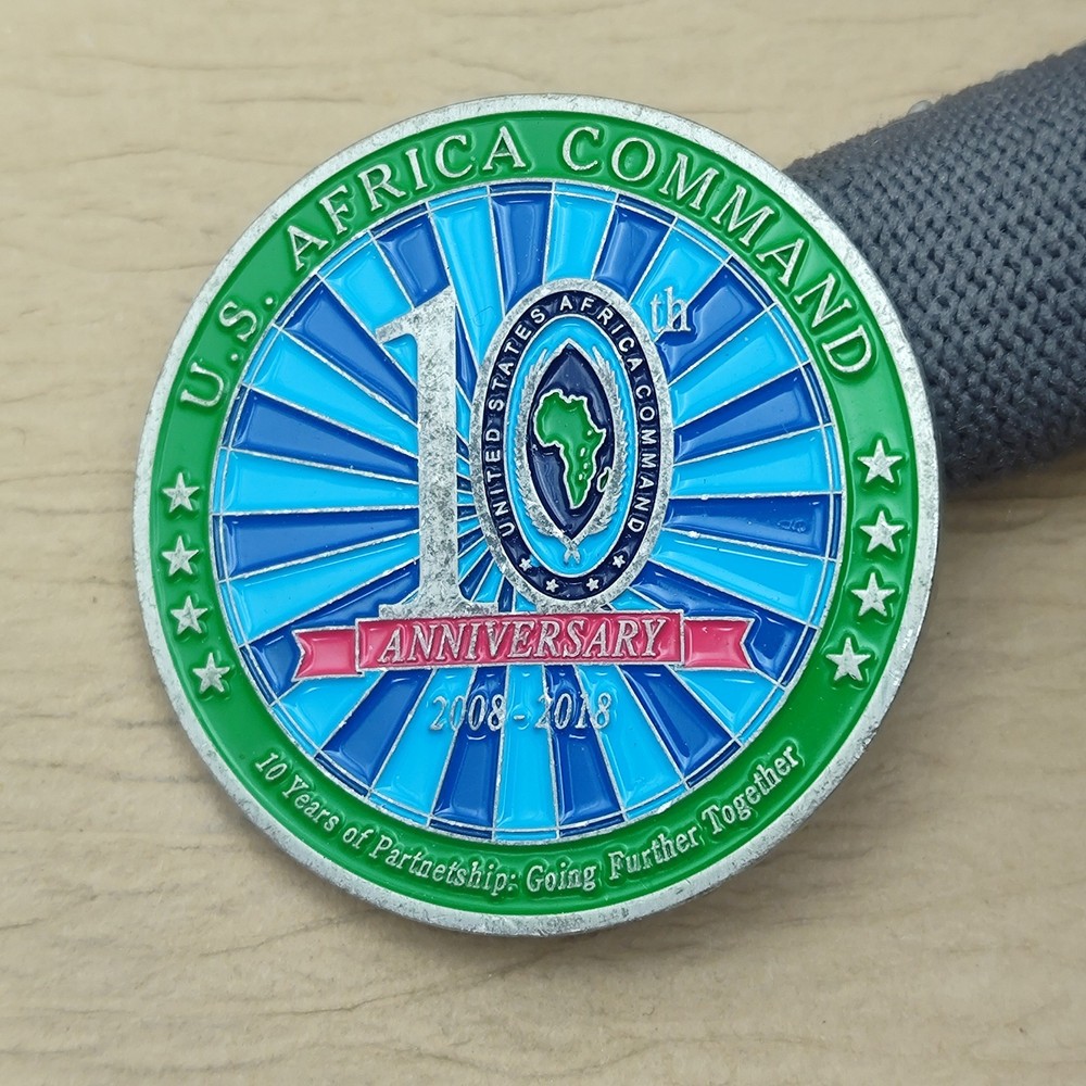 Us Africa Command 10 Anniversary Challenge Coin