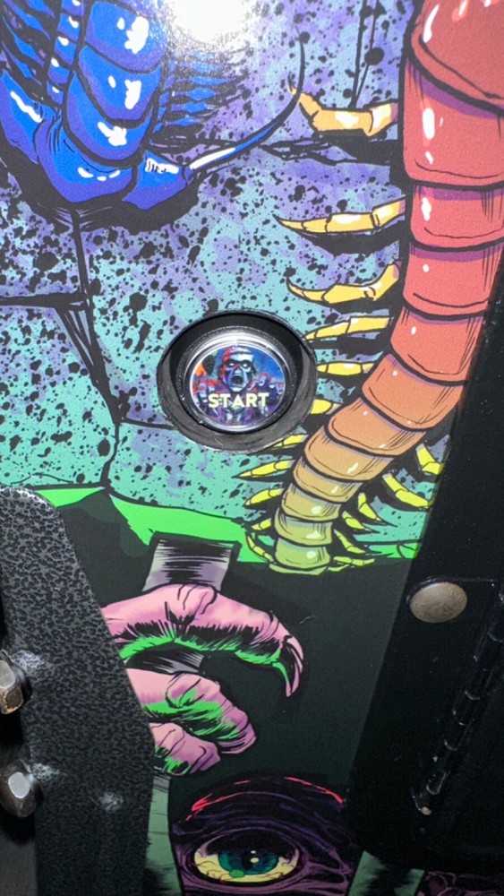 Alice Cooper's Nightmare Castle Pinball Start Button Launch Button Mod