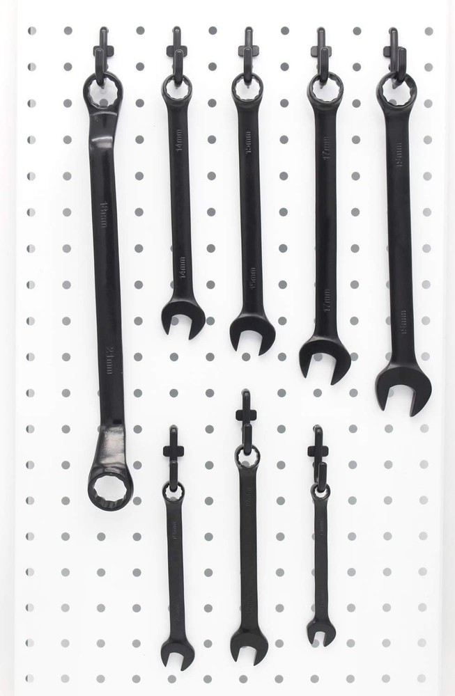 Pegboard Hooks Kit Pegboard J Hook Assortment 100PK Black Peg Hooks