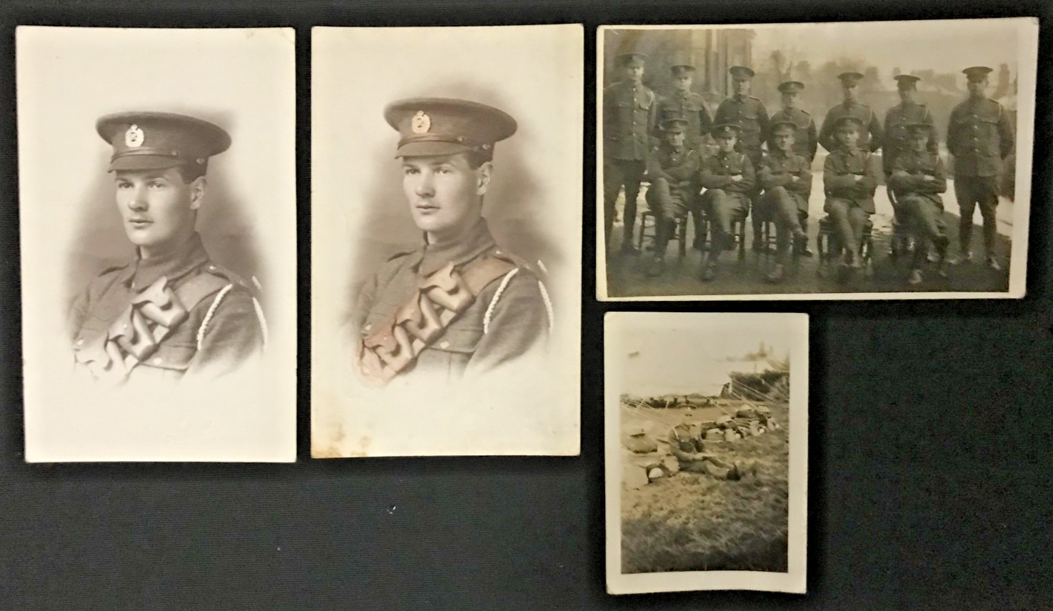 WWI Royal Engineers Signal Service Photos (4) – Hitchin & Haynes Park 1915–16