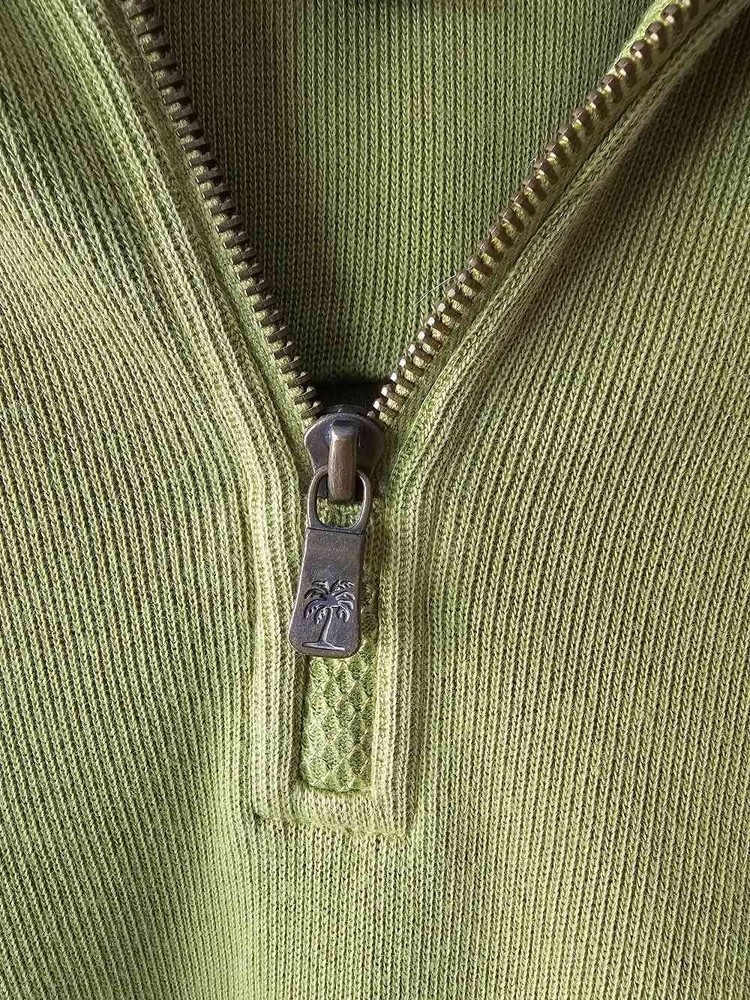 Tommy Bahama L Green Quarter Zip Pullover