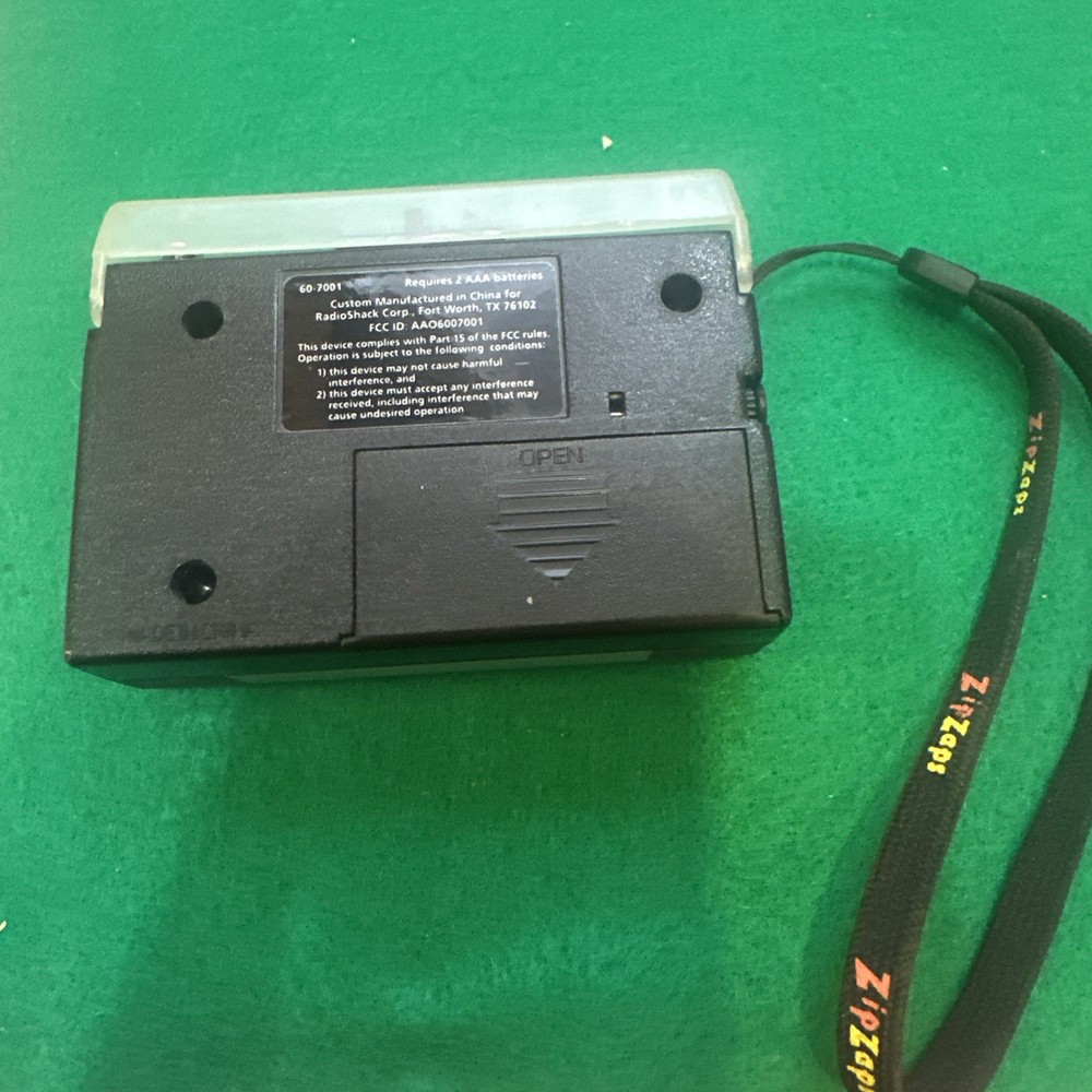 Zip Zaps 27 MHz Remote Control - Tested & Works
