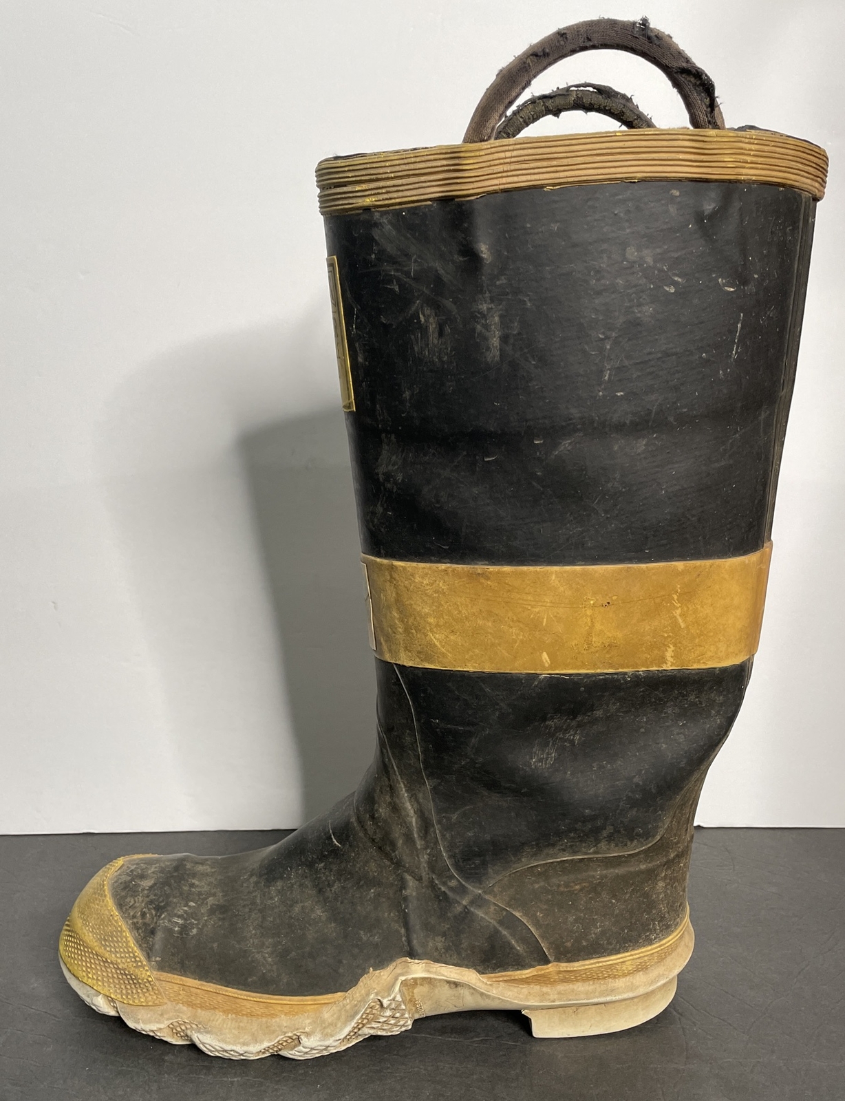 Vintage Ranger Rubber Co Firemaster Steel Toe Insulated Boots Size 10.5 USA Made
